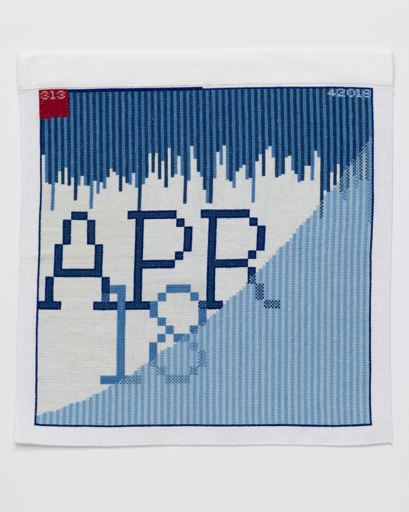 Cross stitch embroidery of 